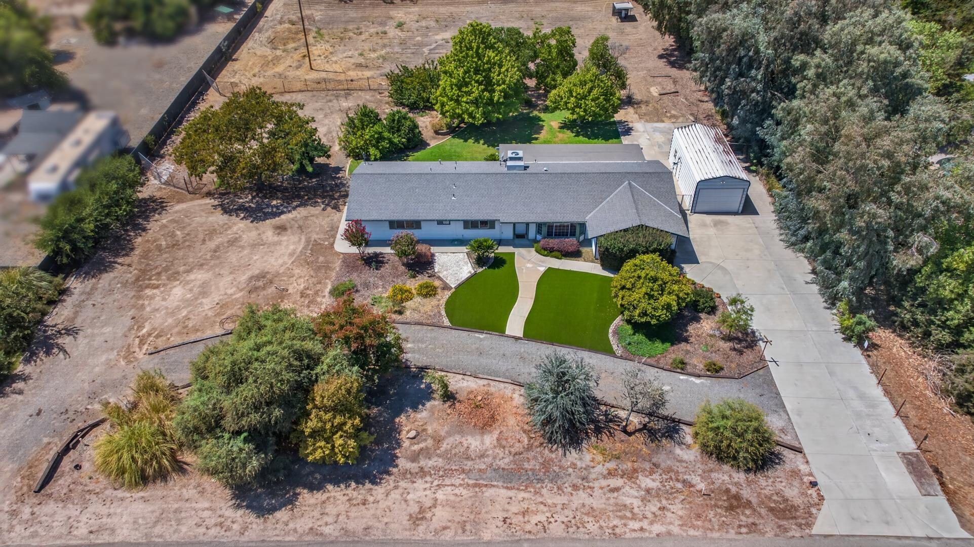 Madera County property photographed from the air